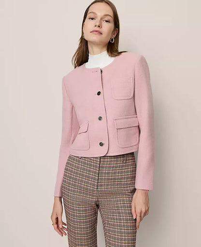 Crew Neck Jacket