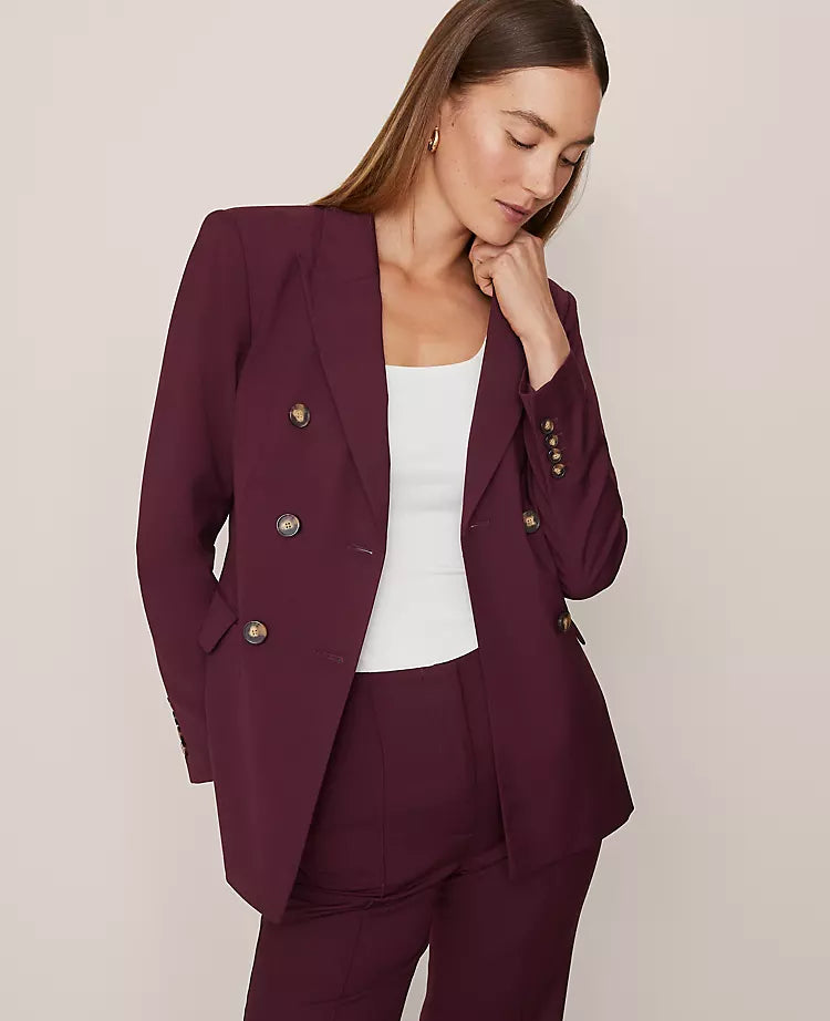 The Sculptural Double Breasted Blazer
