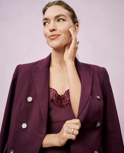 The Sculptural Double Breasted Blazer