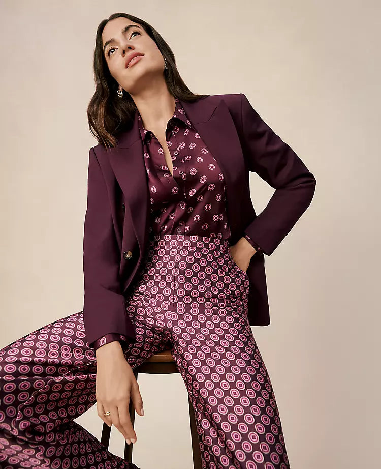 The Sculptural Double Breasted Blazer