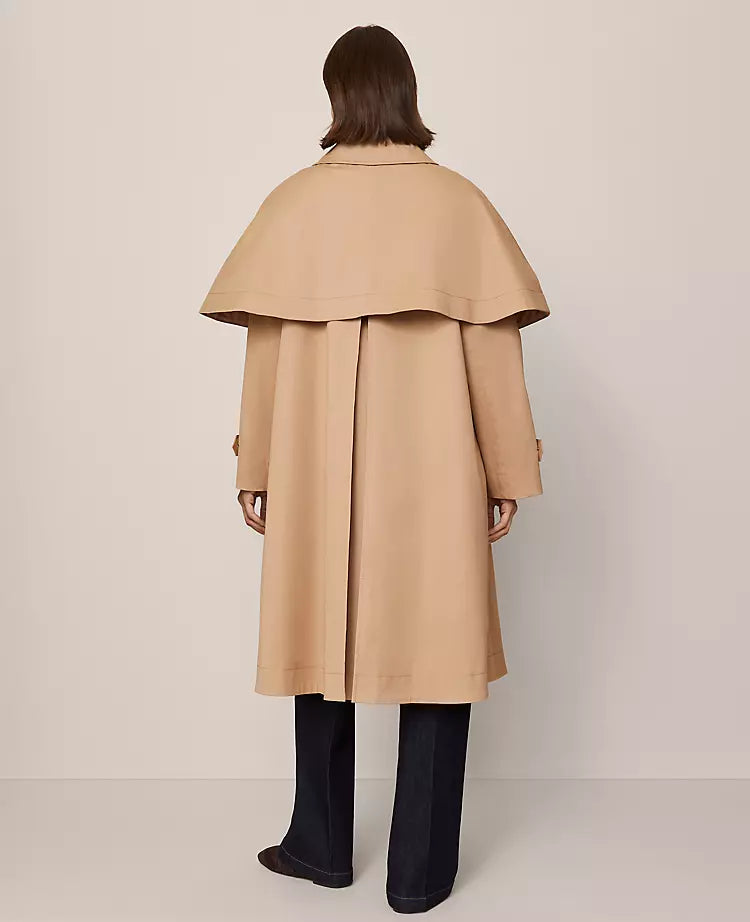 Removable Cape Trench Coat