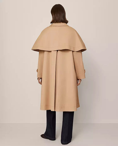 Removable Cape Trench Coat