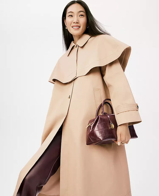 Removable Cape Trench Coat